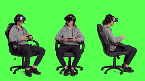 Gamer-Mit-Interaktivem-VR-Headset